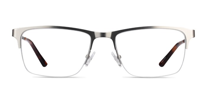 Jasper Argenté Métal Montures de lunettes de vue d'EyeBuyDirect