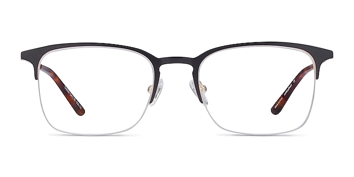 Owen Black Metal Eyeglass Frames from EyeBuyDirect