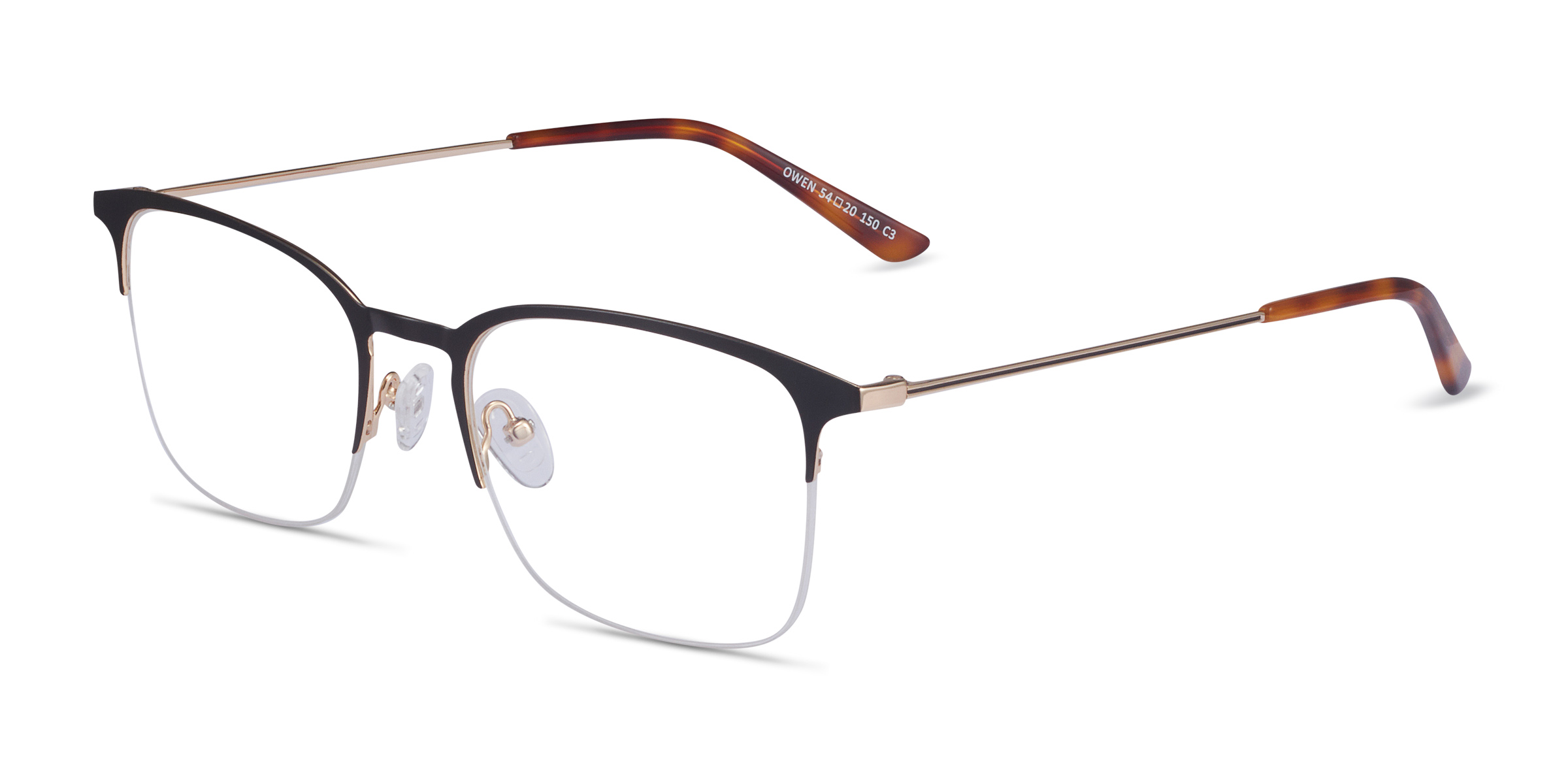 Half-Rim Glasses - Semi-Rimless Styles for Men & Women | EyeBuyDirect