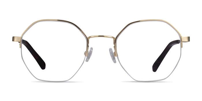 Cowen Doré Métal Montures de lunettes de vue d'EyeBuyDirect