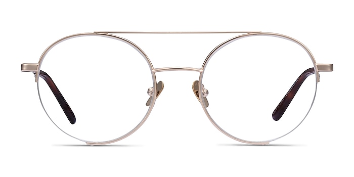 Miller Gold Metal Eyeglass Frames from EyeBuyDirect