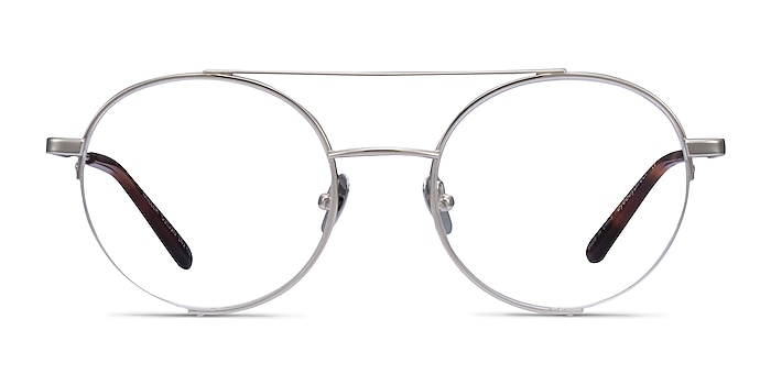 Miller Argenté Métal Montures de lunettes de vue d'EyeBuyDirect