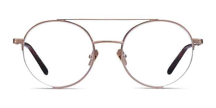 Miller Rose Gold Metal Eyeglass Frames from EyeBuyDirect