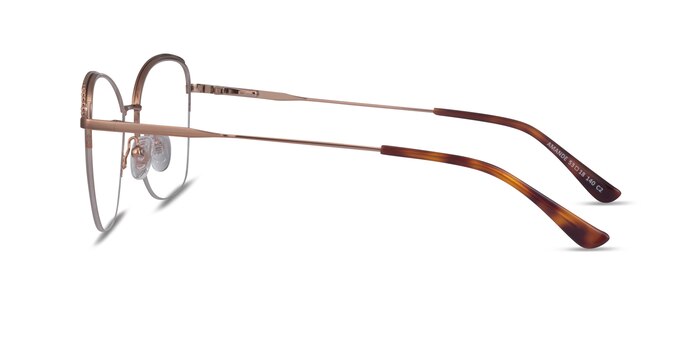 Amande Or rose Métal Montures de lunettes de vue d'EyeBuyDirect