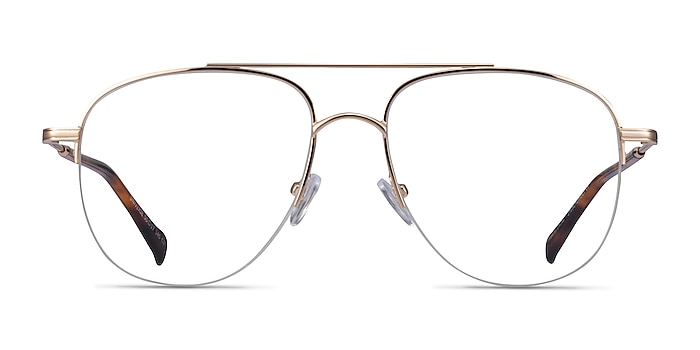 Universe Gold Tortoise Métal Montures de lunettes de vue d'EyeBuyDirect