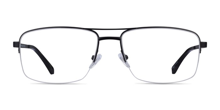 Yorkville Noir Métal Montures de lunettes de vue d'EyeBuyDirect