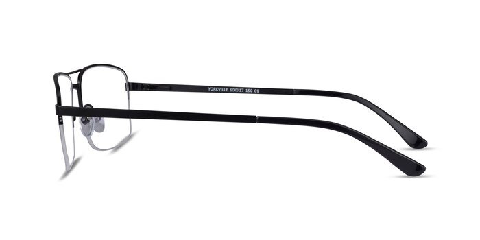 Yorkville Black Metal Eyeglass Frames from EyeBuyDirect