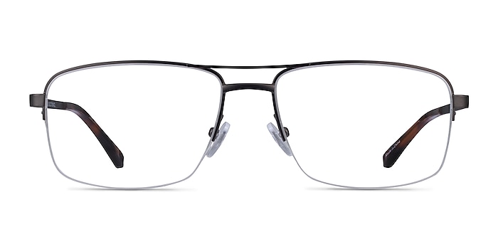 Yorkville Gunmetal Metal Eyeglass Frames from EyeBuyDirect
