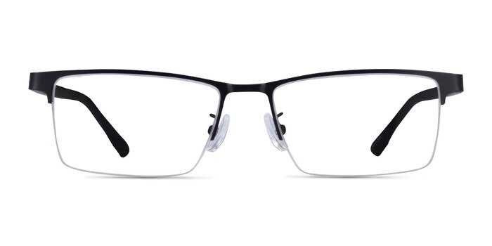 Ceylan Black Metal Eyeglass Frames from EyeBuyDirect