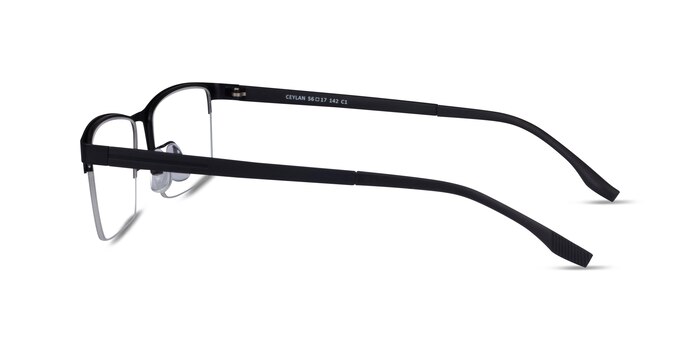 Ceylan Noir Métal Montures de lunettes de vue d'EyeBuyDirect