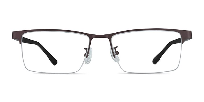 Ceylan Gunmetal Black Metal Eyeglass Frames from EyeBuyDirect
