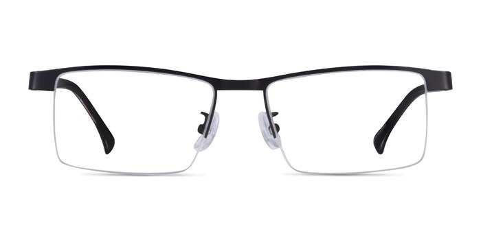 Zac Black Gold Metal Eyeglass Frames from EyeBuyDirect
