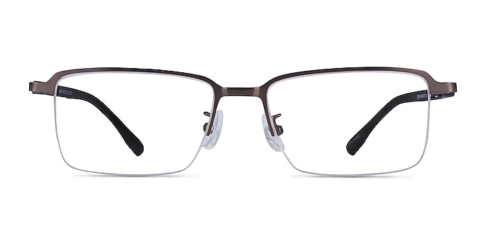 Nine Gunmetal Métal Montures de lunettes de vue d'EyeBuyDirect