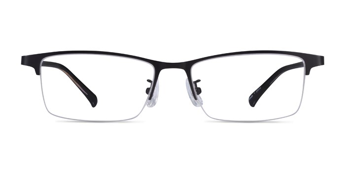 Cadel Black Gold Metal Eyeglass Frames from EyeBuyDirect