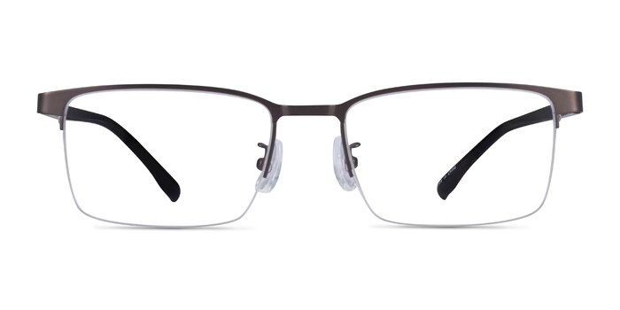 Thesis Gunmetal Black Metal Eyeglass Frames from EyeBuyDirect