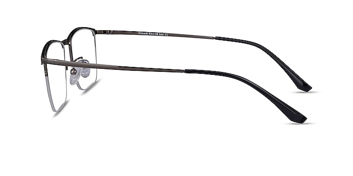 Shawn Gunmetal Metal Eyeglass Frames from EyeBuyDirect