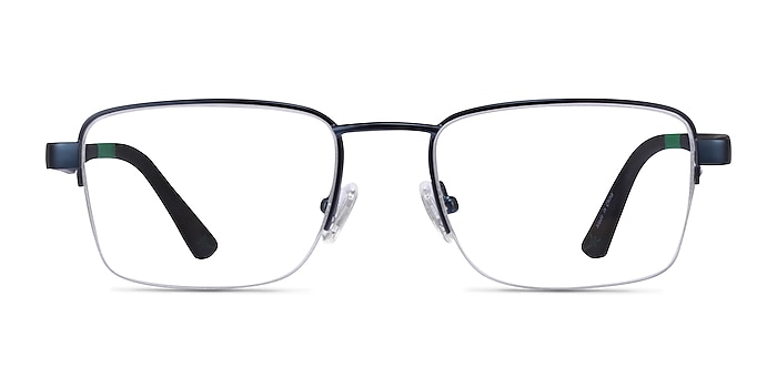 Primus Navy Metal Eyeglass Frames from EyeBuyDirect