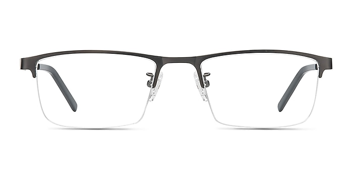 Algorithm Gunmetal Métal Montures de lunettes de vue d'EyeBuyDirect
