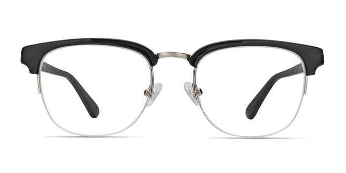 Genbu  Black  Acetate-metal Montures de lunettes de vue d'EyeBuyDirect