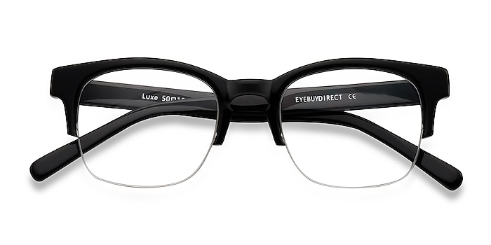 Black Luxe -  Vintage Acetate Eyeglasses