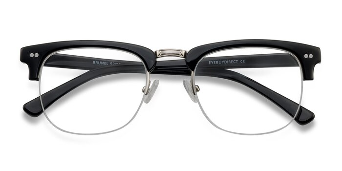 Black Brunel -  Acetate Eyeglasses