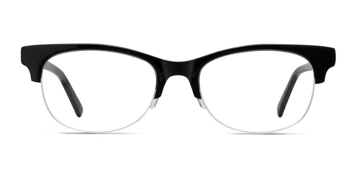 Luna Noir Acétate Montures de lunettes de vue d'EyeBuyDirect