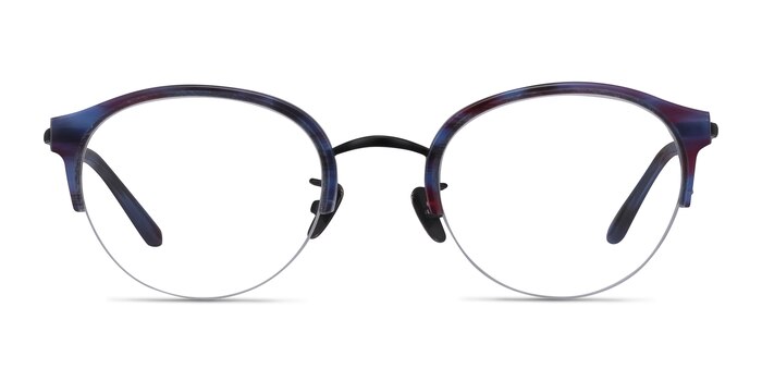 Dulcet Blue Acetate Eyeglass Frames from EyeBuyDirect