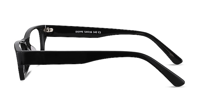 Dieppe Noir Acétate Montures de lunettes de vue d'EyeBuyDirect