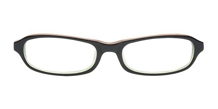 HT023 Black/Green Acetate Eyeglass Frames from EyeBuyDirect
