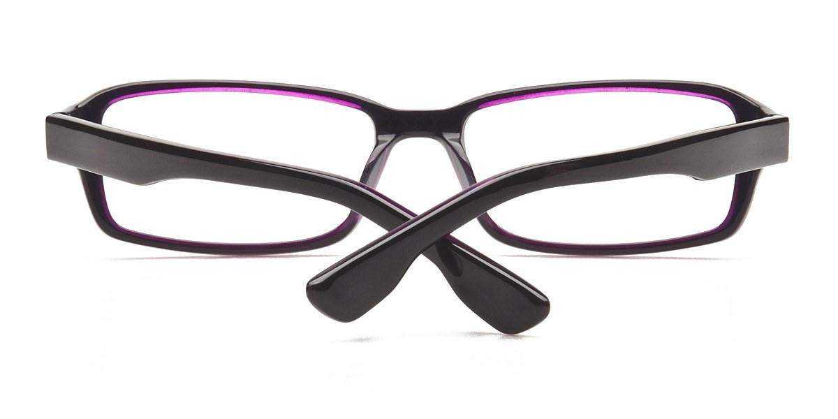 Lunettes EBM 1401/1 Or Et Lilas - Monture Métal Demi-cadre Ovale, Unisexe, Neuves