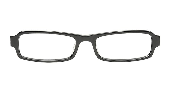 HT9257 Black/Burgundy Acetate Eyeglass Frames from EyeBuyDirect