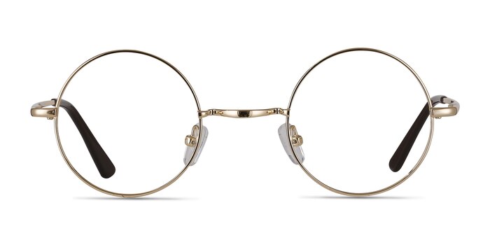 Abazam Golden Metal Eyeglass Frames from EyeBuyDirect