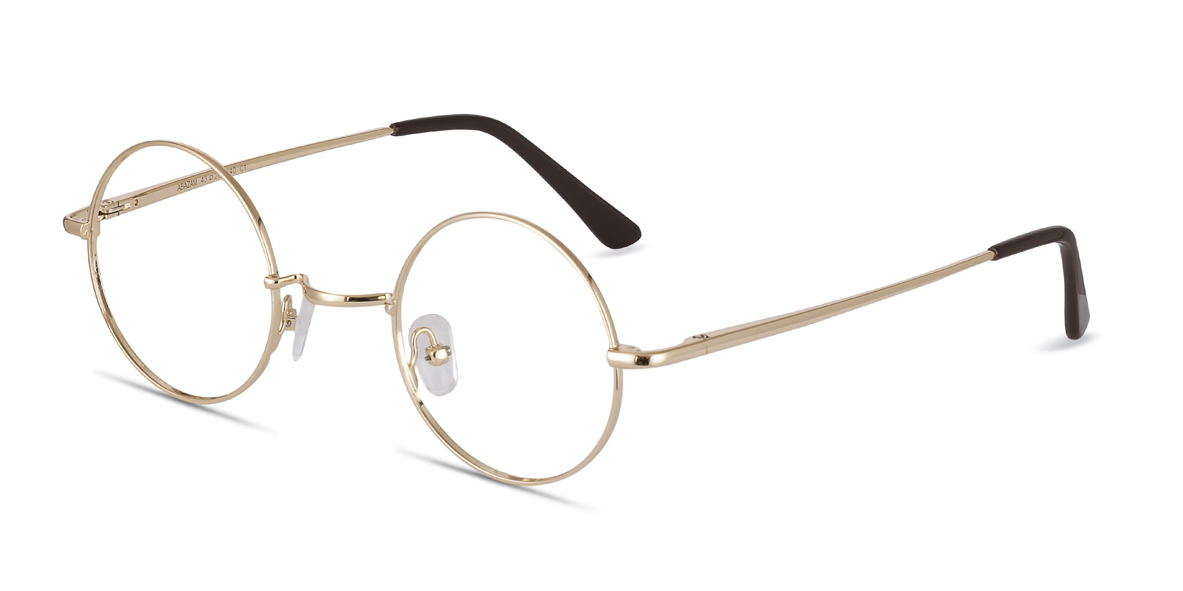 Abazam Round Golden Full Rim Eyeglasses Eyebuydirect Canada
