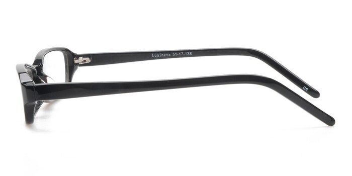 Luninets Noir Acétate Montures de lunettes de vue d'EyeBuyDirect
