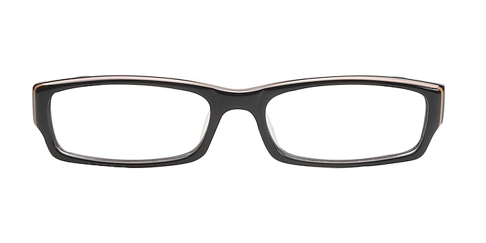 Kobryn Black/Brown Acetate Eyeglass Frames from EyeBuyDirect