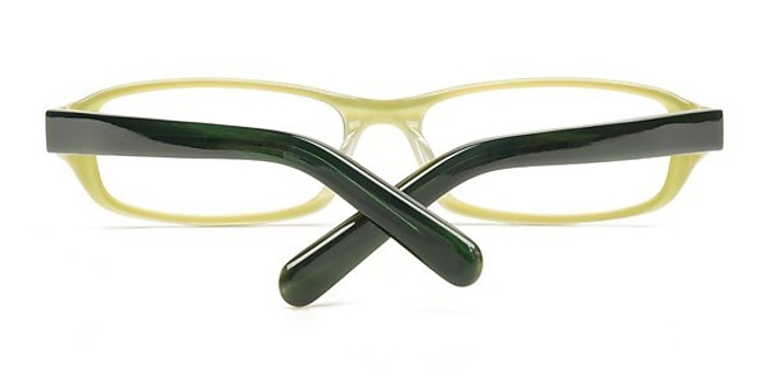 Black/Green Luga -  Colorful Acetate Eyeglasses