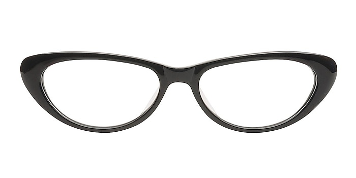 Zlynka Black/Red Acetate Eyeglass Frames from EyeBuyDirect