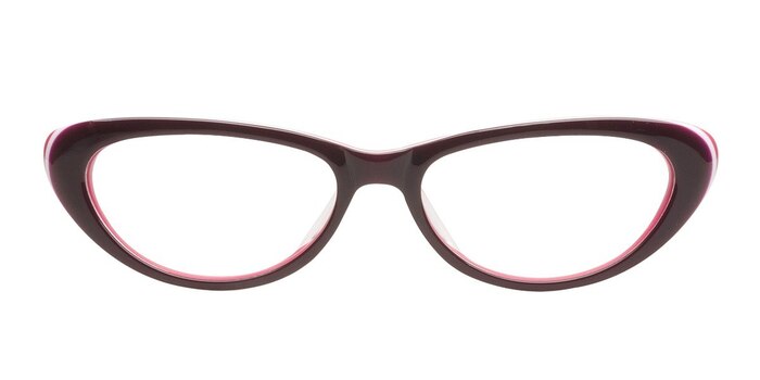 Zlynka Violet Acétate Montures de lunettes de vue d'EyeBuyDirect