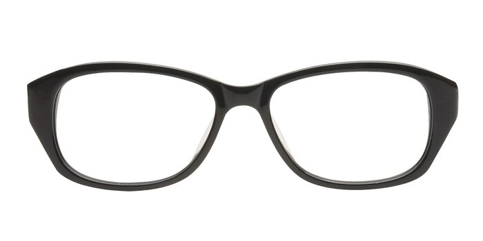 Noyabrsk Black/Blue Acétate Montures de lunettes de vue d'EyeBuyDirect
