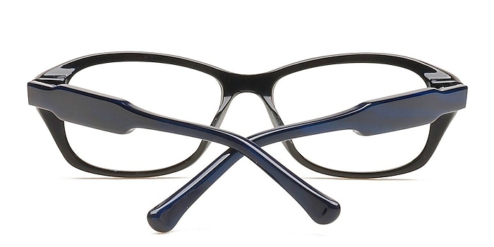 Black/Blue Noyabrsk -  Colorful Acetate Eyeglasses