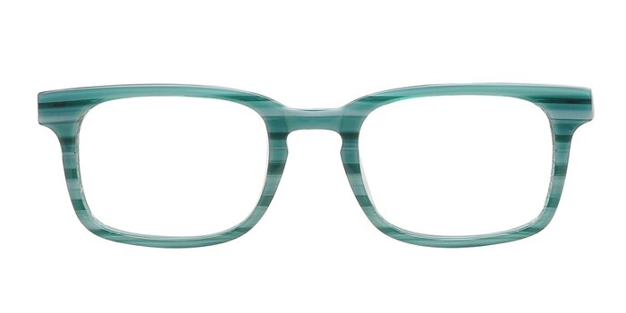 Yurga Bleu Acétate Montures de lunettes de vue d'EyeBuyDirect