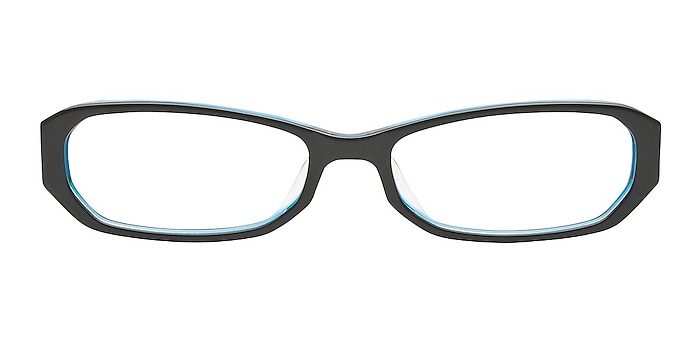 Pavlovsk Black/Blue Acetate Eyeglass Frames from EyeBuyDirect