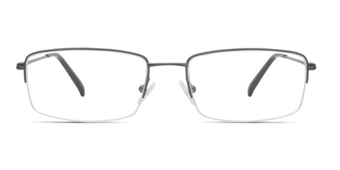 Kanick Gunmetal Titanium Eyeglass Frames from EyeBuyDirect