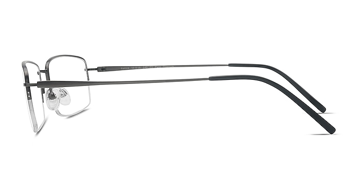 Kanick Gunmetal Titane Montures de lunettes de vue d'EyeBuyDirect