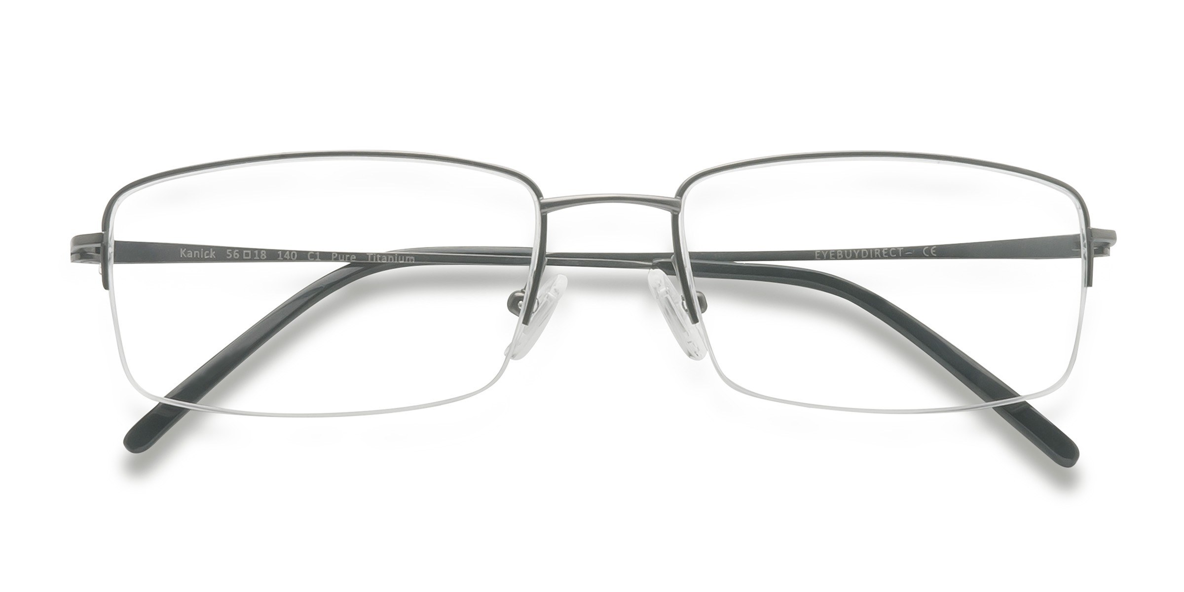Unisex s rectangleTitanium Prescription eyeglasses - Eyebuydirect s Kanick