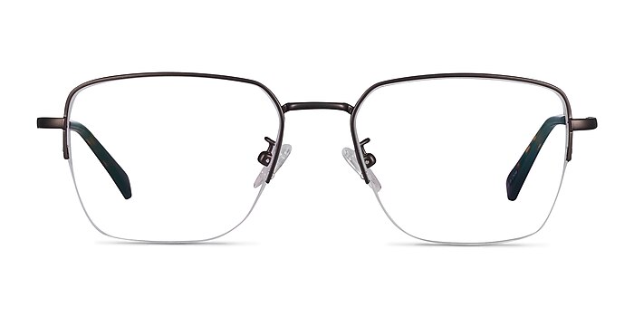 James Gunmetal Titane Montures de lunettes de vue d'EyeBuyDirect