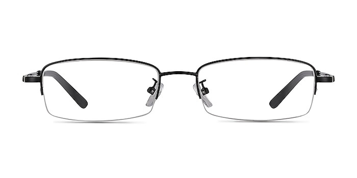 Penticton Black Metal Eyeglass Frames from EyeBuyDirect