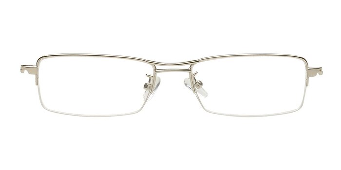 Omutninsk Silver Eyeglass Frames from EyeBuyDirect
