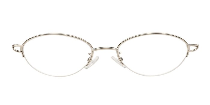 H902 Argenté Métal Montures de lunettes de vue d'EyeBuyDirect