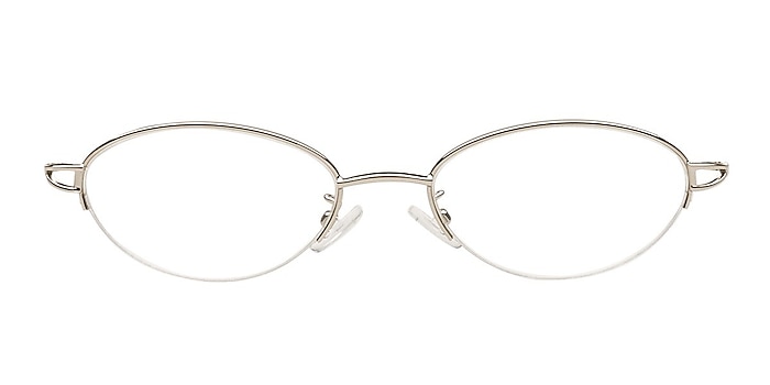 H902 Silver Metal Eyeglass Frames from EyeBuyDirect